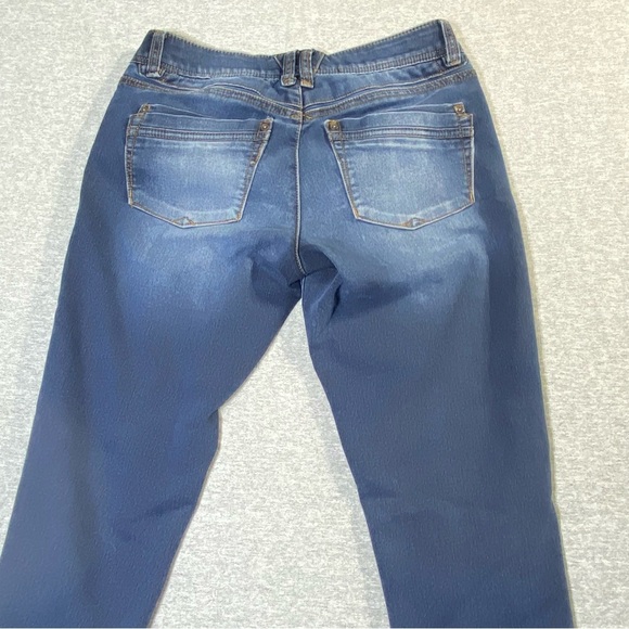 Democracy Jegging Jeans Womens 4 Blue Ab Technology Skinny Low Rise Casual Denim - Picture 9 of 14